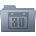 Schedule Folder Graphite icon